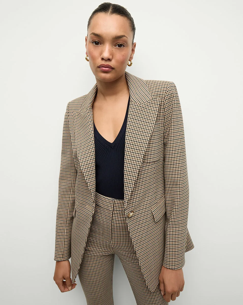 Livvy Houndstooth Dickey Jacket