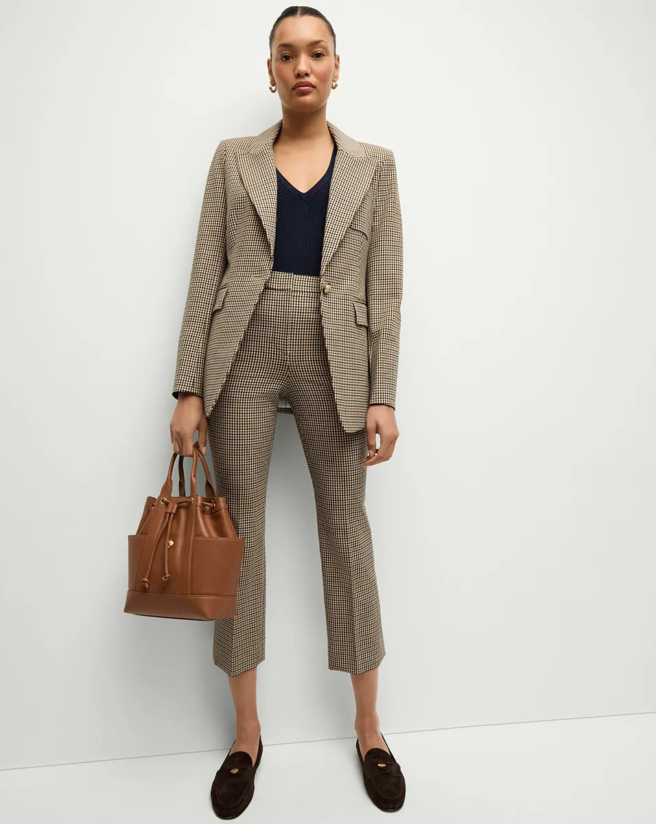 Livvy Houndstooth Dickey Jacket