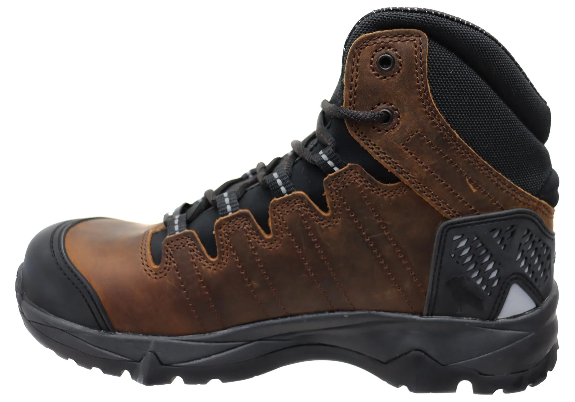 Mack Mens Octane Leather Composite Toe Safety Boots