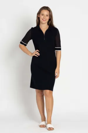 Marc Cain - Zip Front Polo Dress