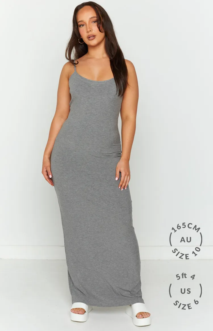 Melrose Grey Maxi Dress