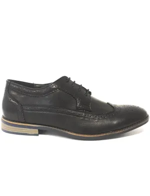 Mens Alric Lace Up Brogues in Black