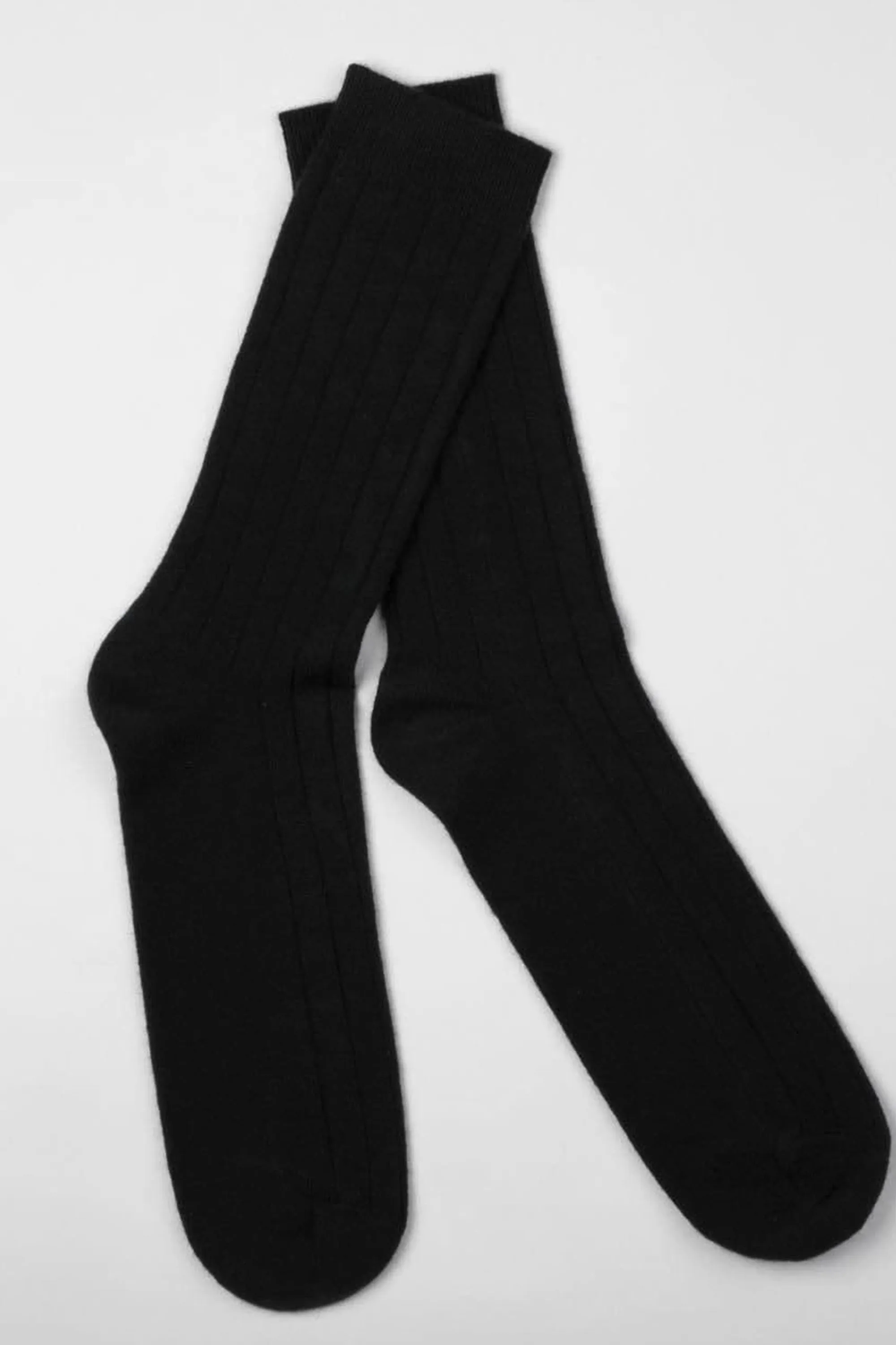 Men's Cashmere Socks - Black