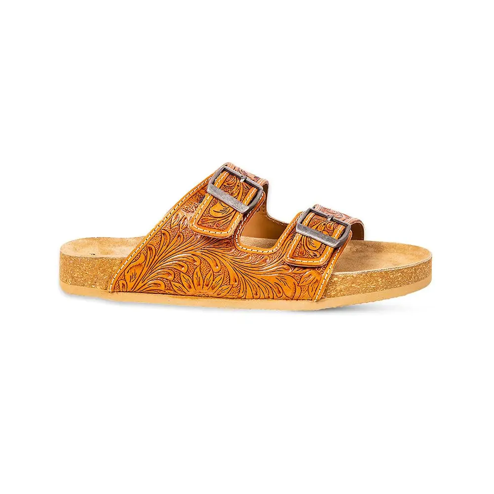 Molly Megan Hand-Tooled Sandals S-9673