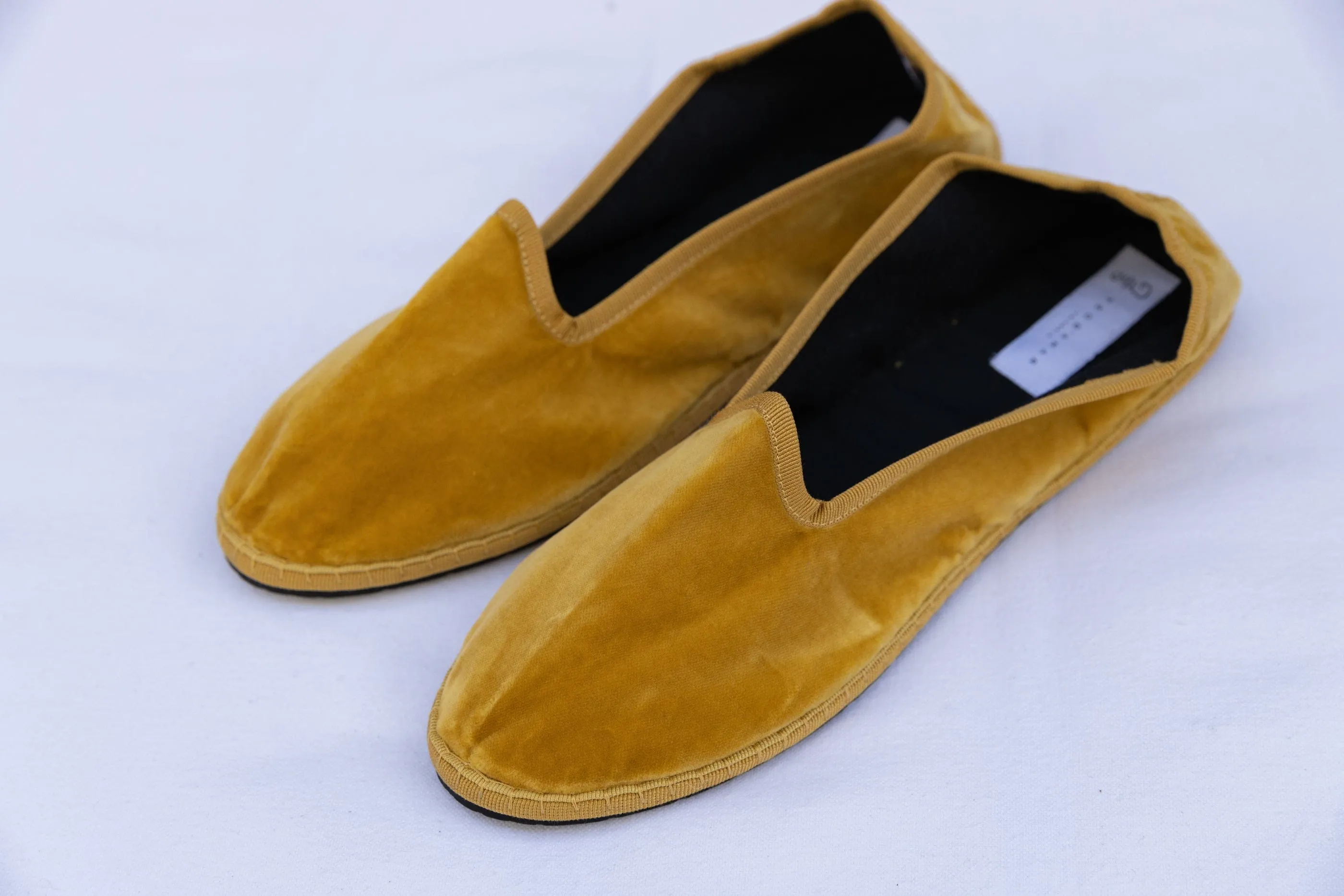 Mustard Venetian Slippers - Teod'amar