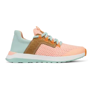 Olukai Women's Wailuku Walking Sneaker - Peach/Swell 20478-PCAA