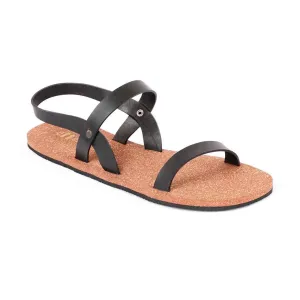 Paaduks Joy Slingback Brown Cork Sandals for Women