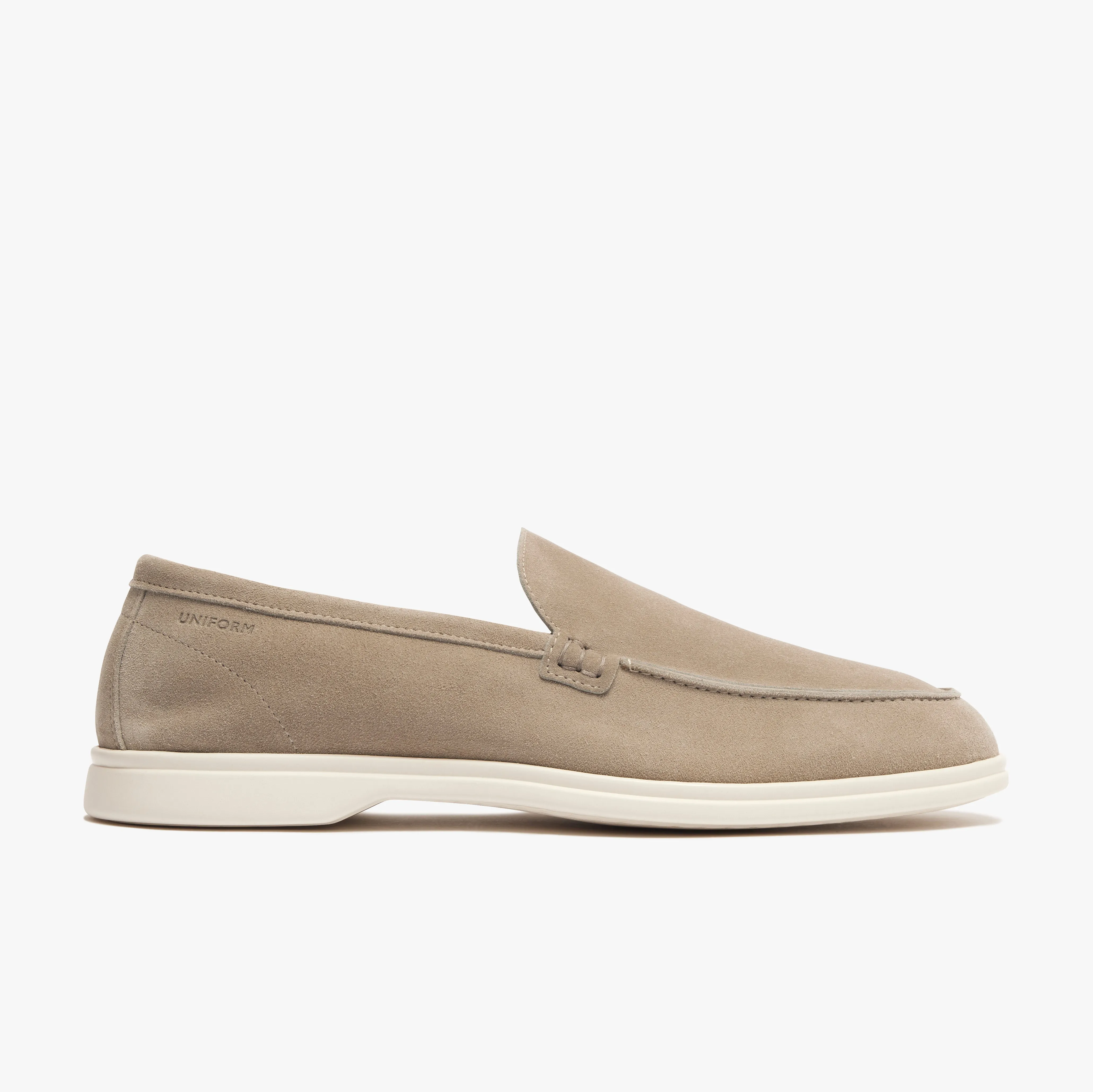 Relaxed Loafer Sand Suede Mens