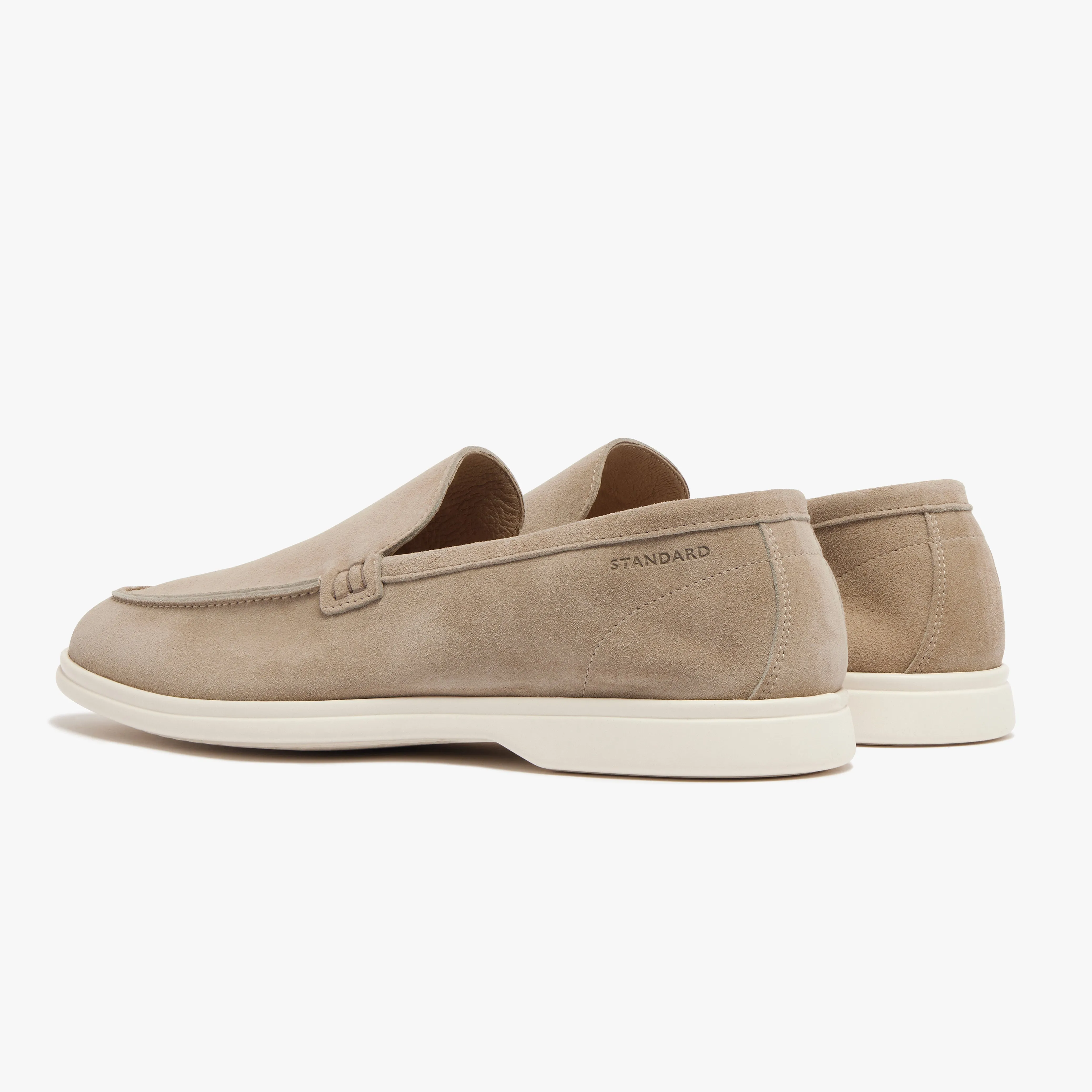 Relaxed Loafer Sand Suede Mens