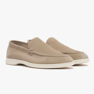 Relaxed Loafer Sand Suede Mens