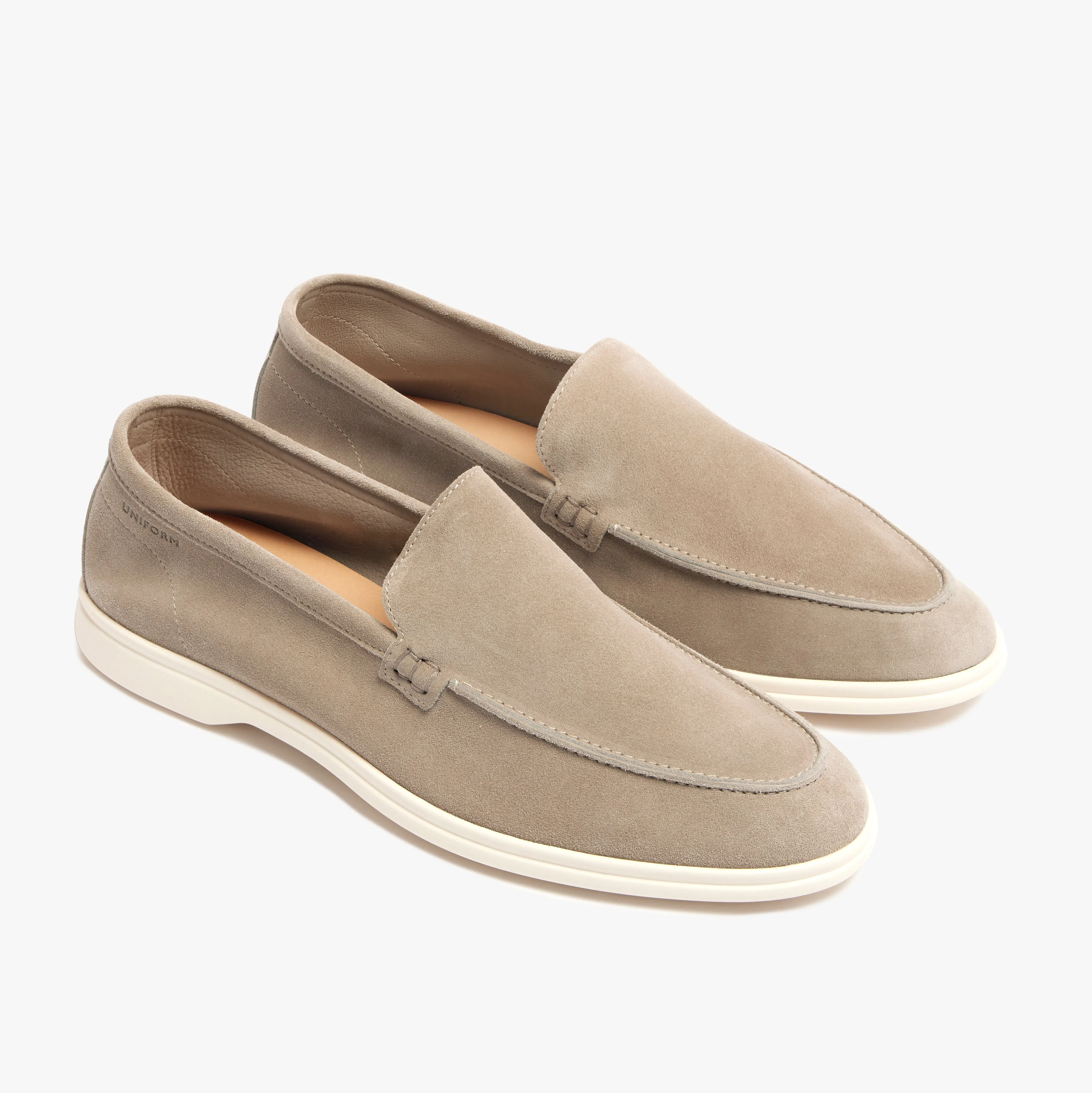 Relaxed Loafer Sand Suede Mens