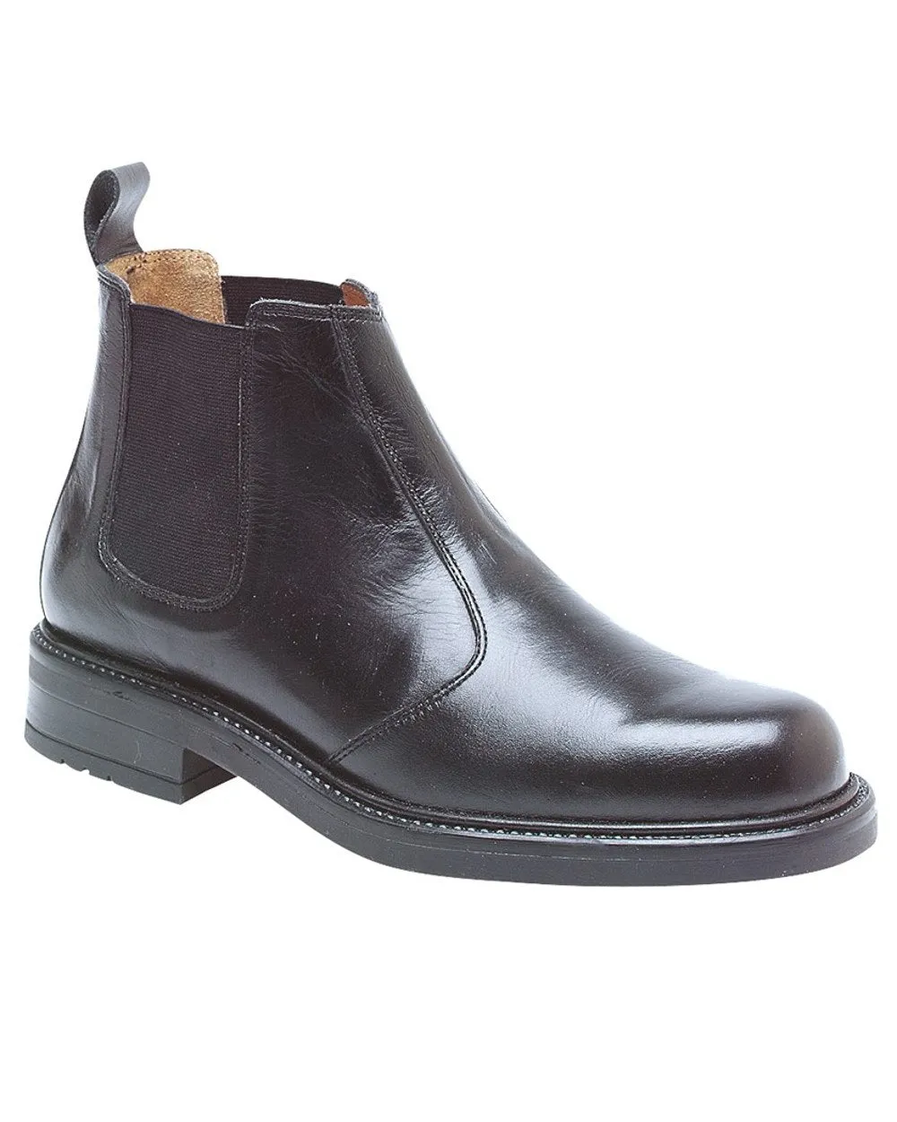 Roamers Mens Leather Chelsea Boots