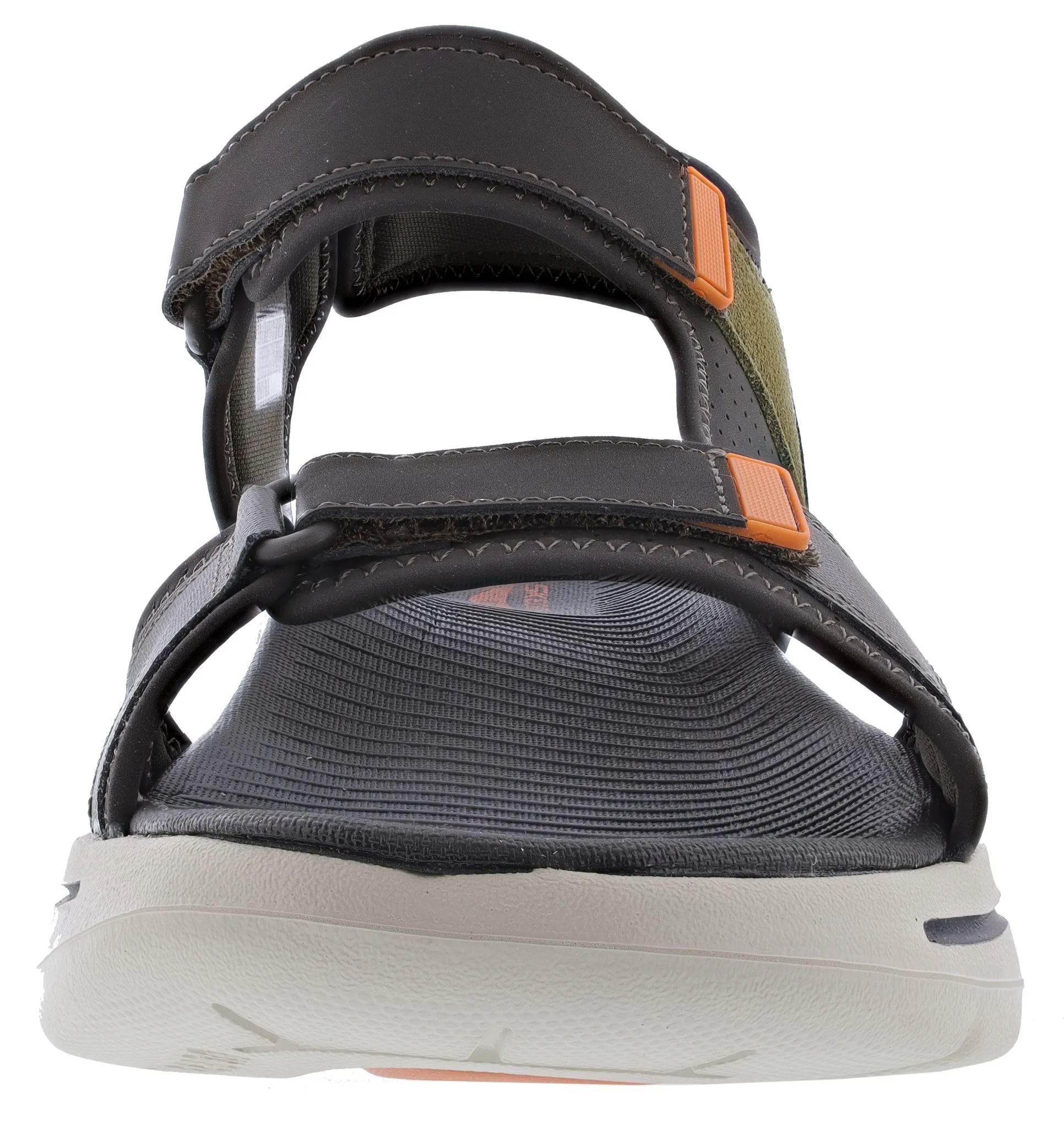 Skechers Men's Go Walk Arch Fit Sandal Mission Hook & Loop Strap Sandals