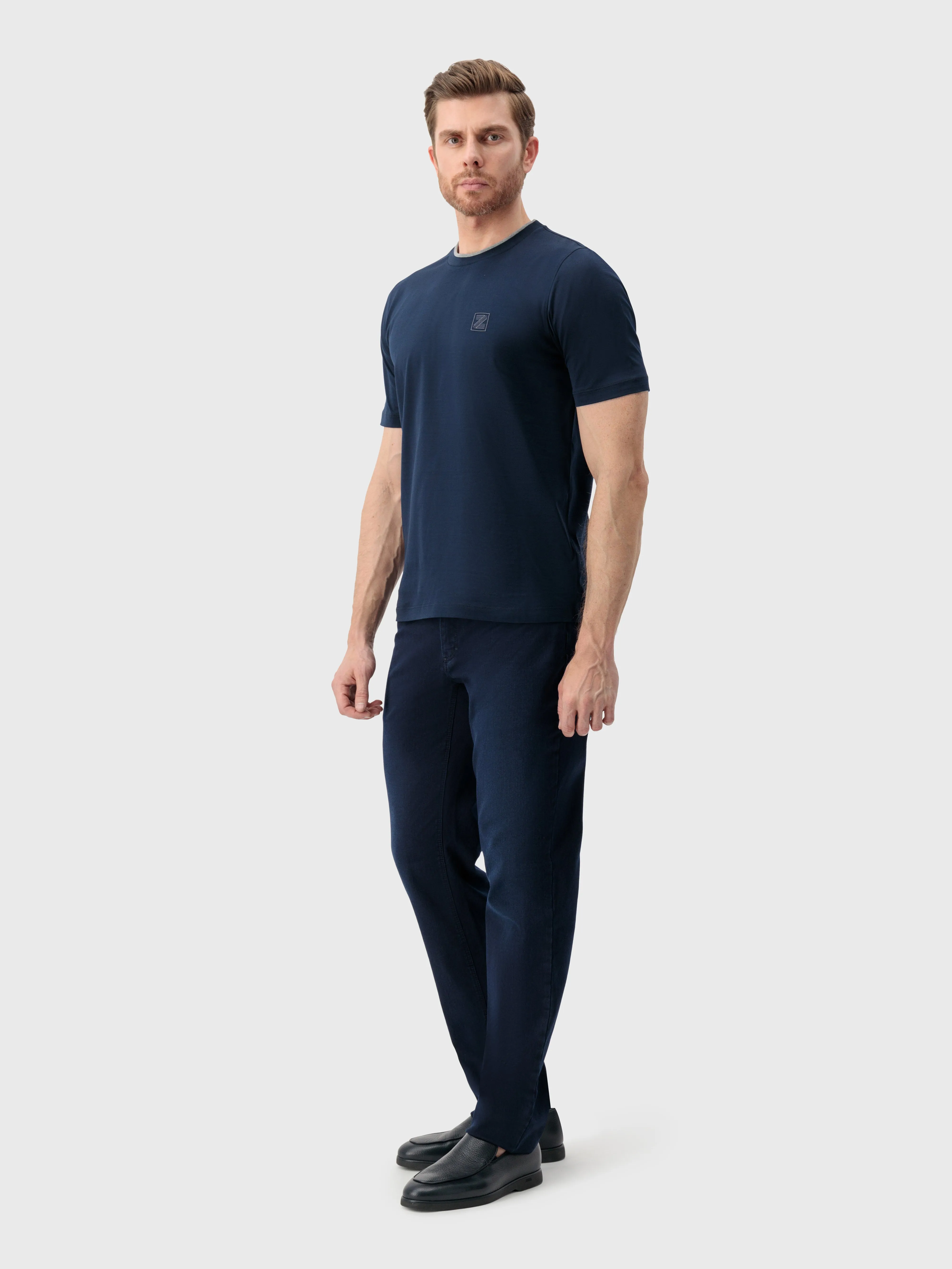 Sleek T-Shirt Dark Navy