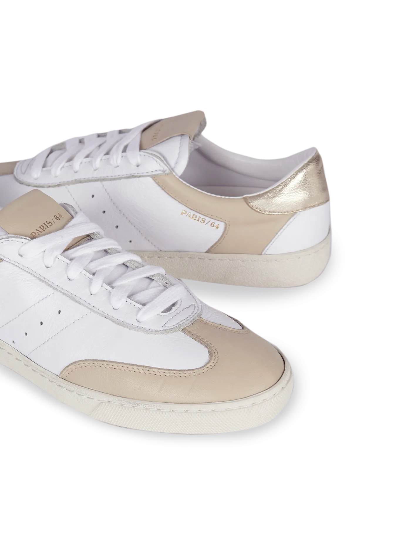 Sneaker Retro P64 White & Cream