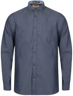 Sonoma Long Sleeve Cotton Shirt In Dress Blues - Tokyo Laundry