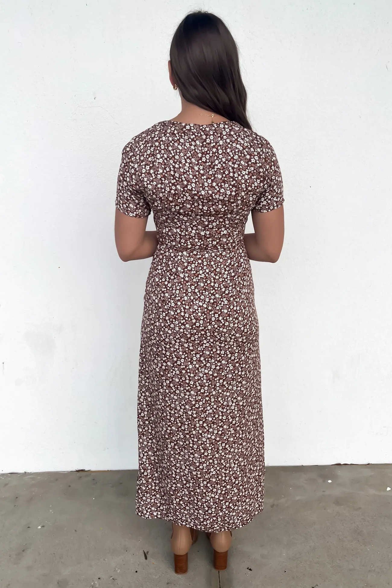 Tallows Floral Midi Dress Print