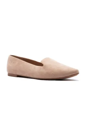 Taupe Suede Slip On Shoes - FINAL SALE