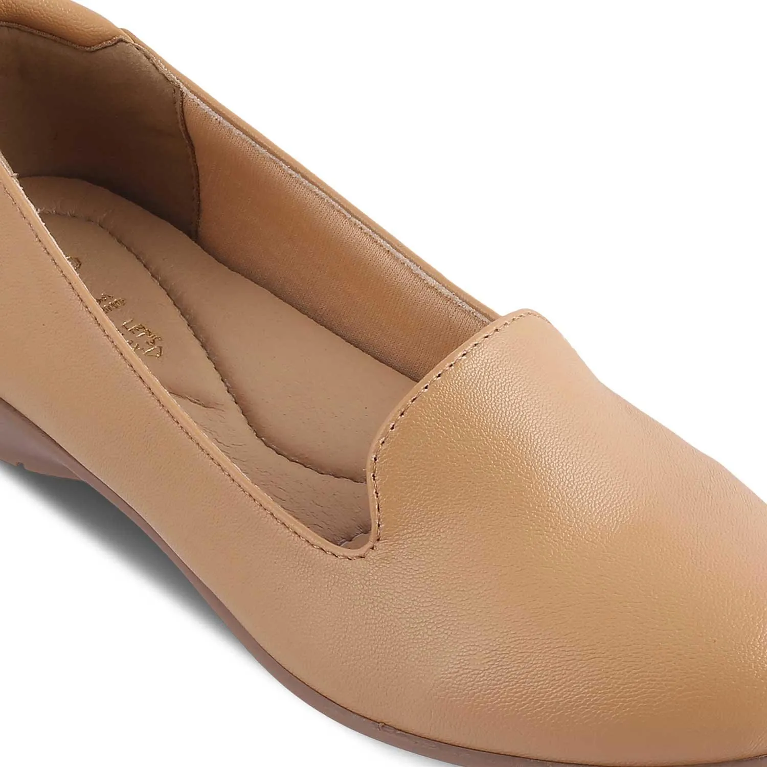 The Samsy Beige Women's Casual Ballerinas Tresmode