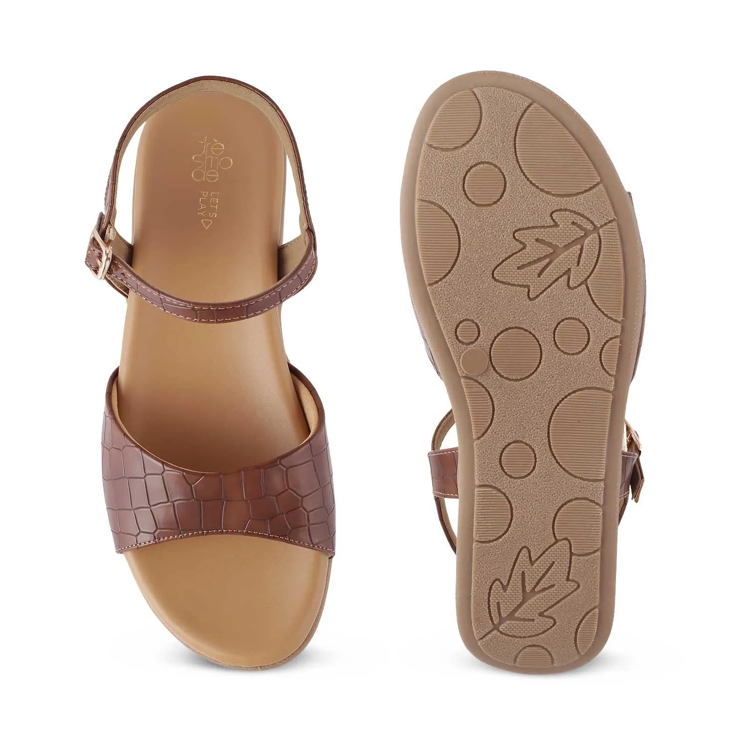 The Tiles Brown Women's Casual Flats Tresmode