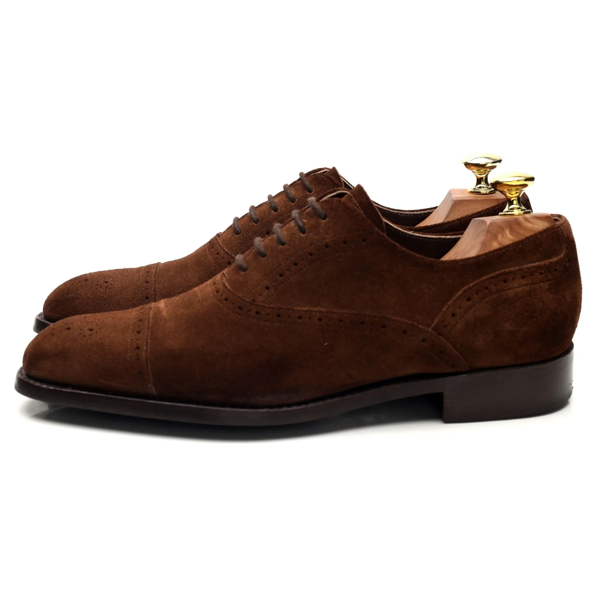 'Tom' Brown Suede Oxford Brogues UK 7 E