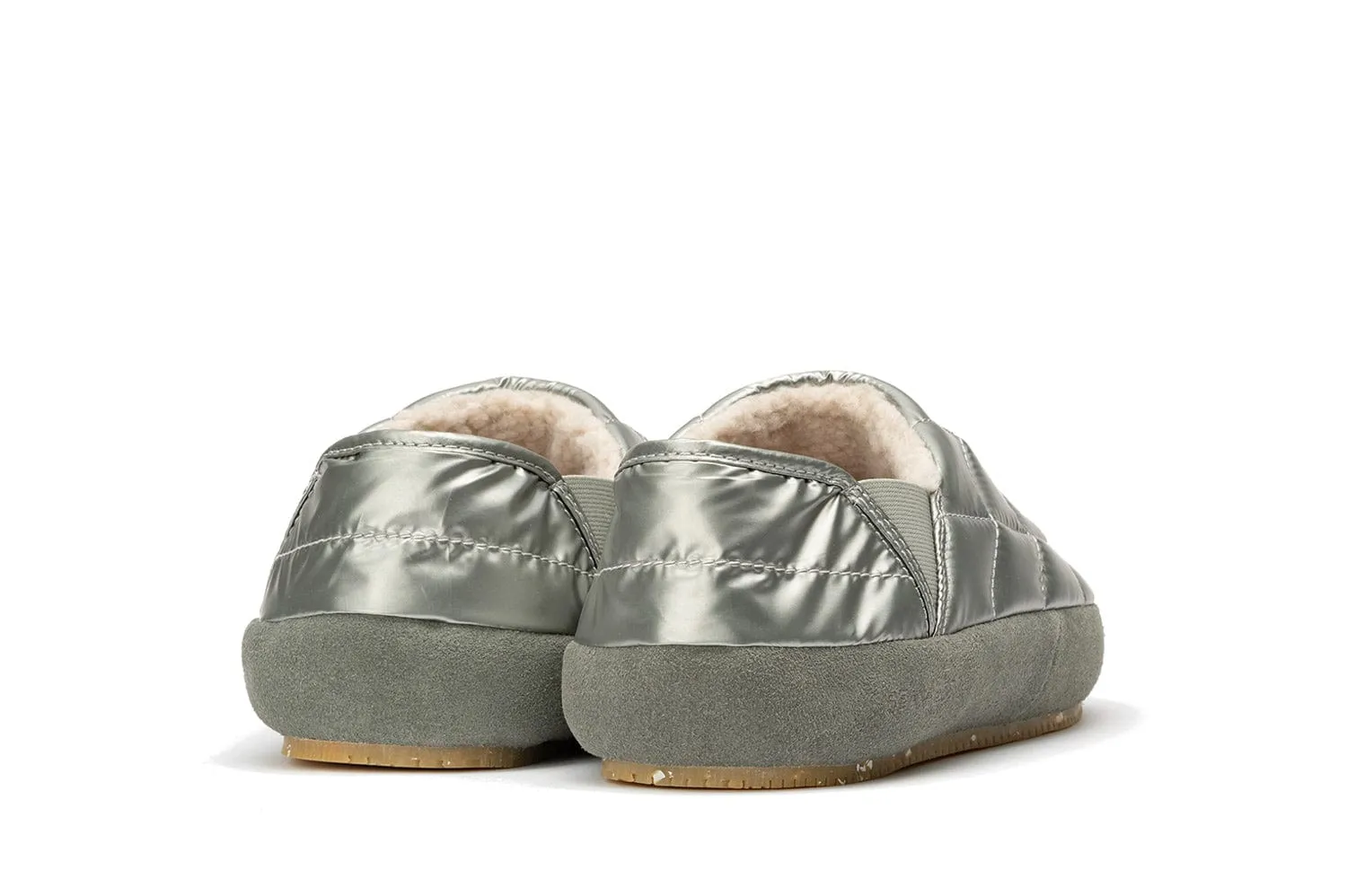 Womens - Apres Puff Slip On - Space Silver