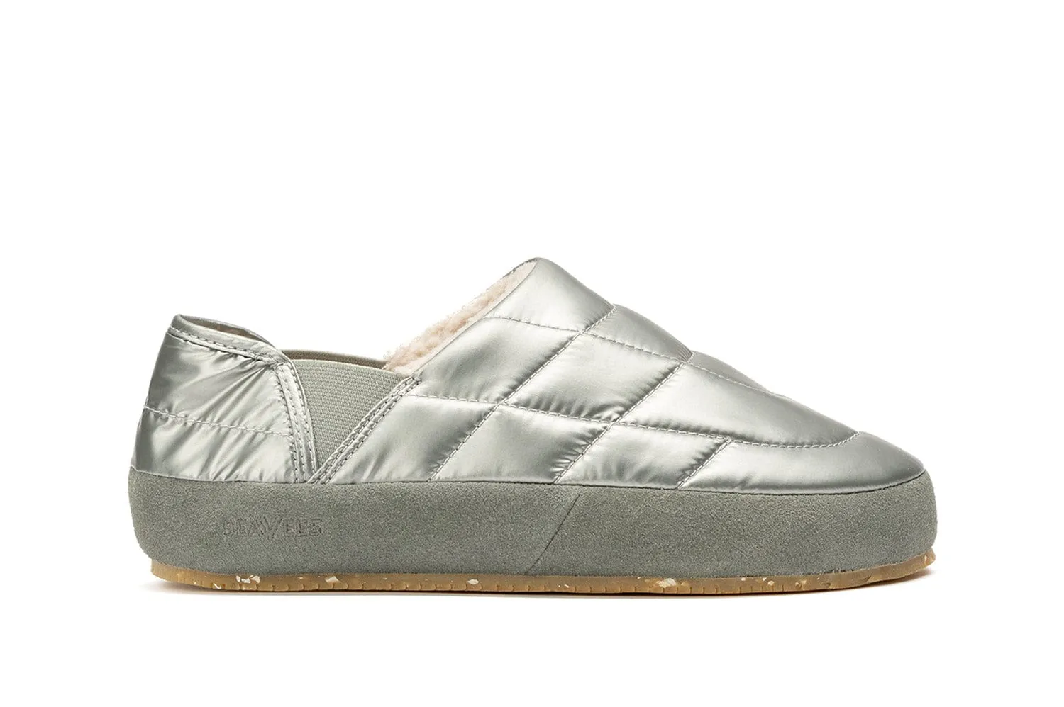 Womens - Apres Puff Slip On - Space Silver