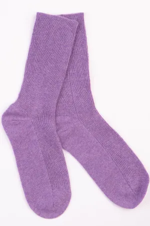 Women's Cashmere Socks - Heather