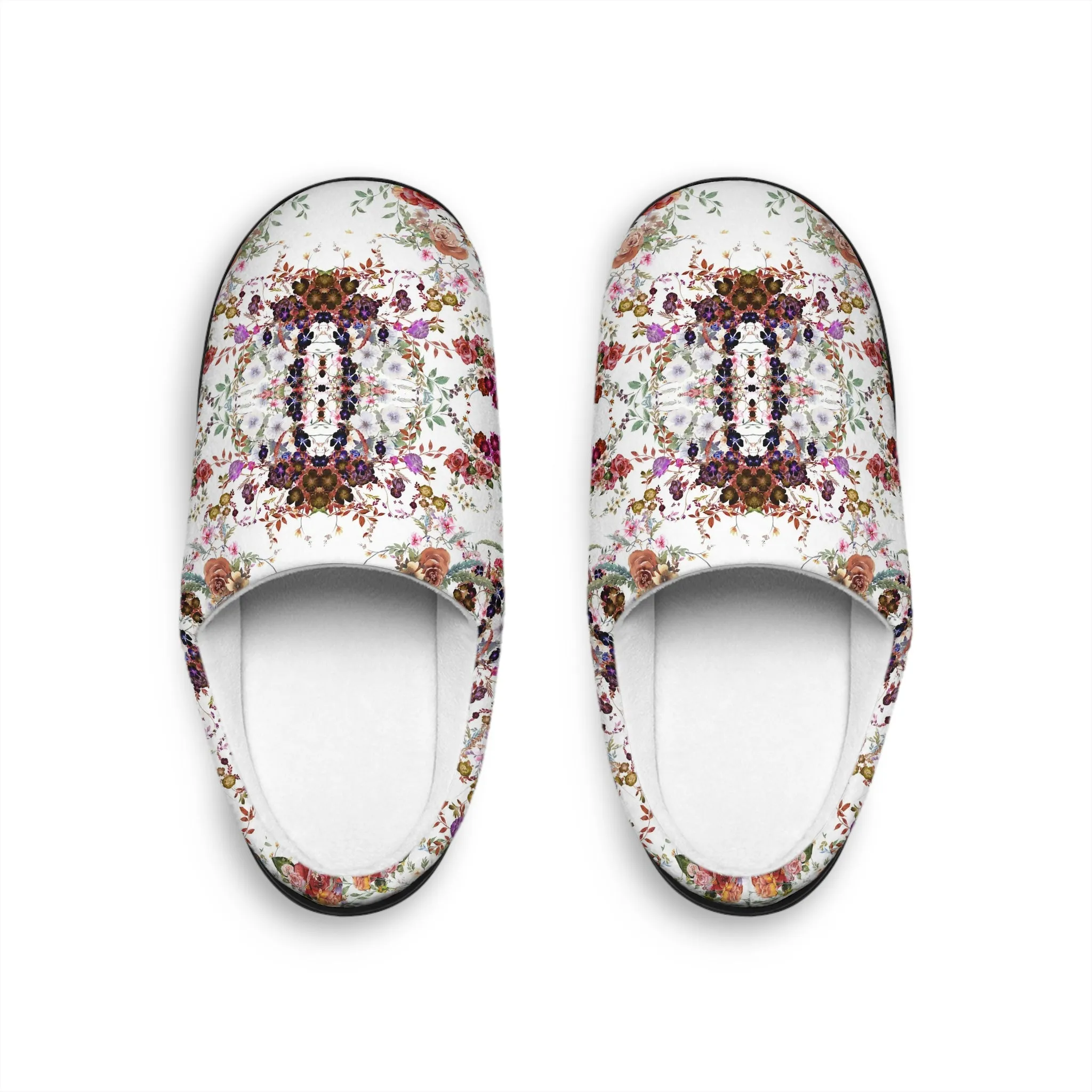 Women's Indoor Slippers - Blooms Light Botanicals Collection (Kaleidoscope)