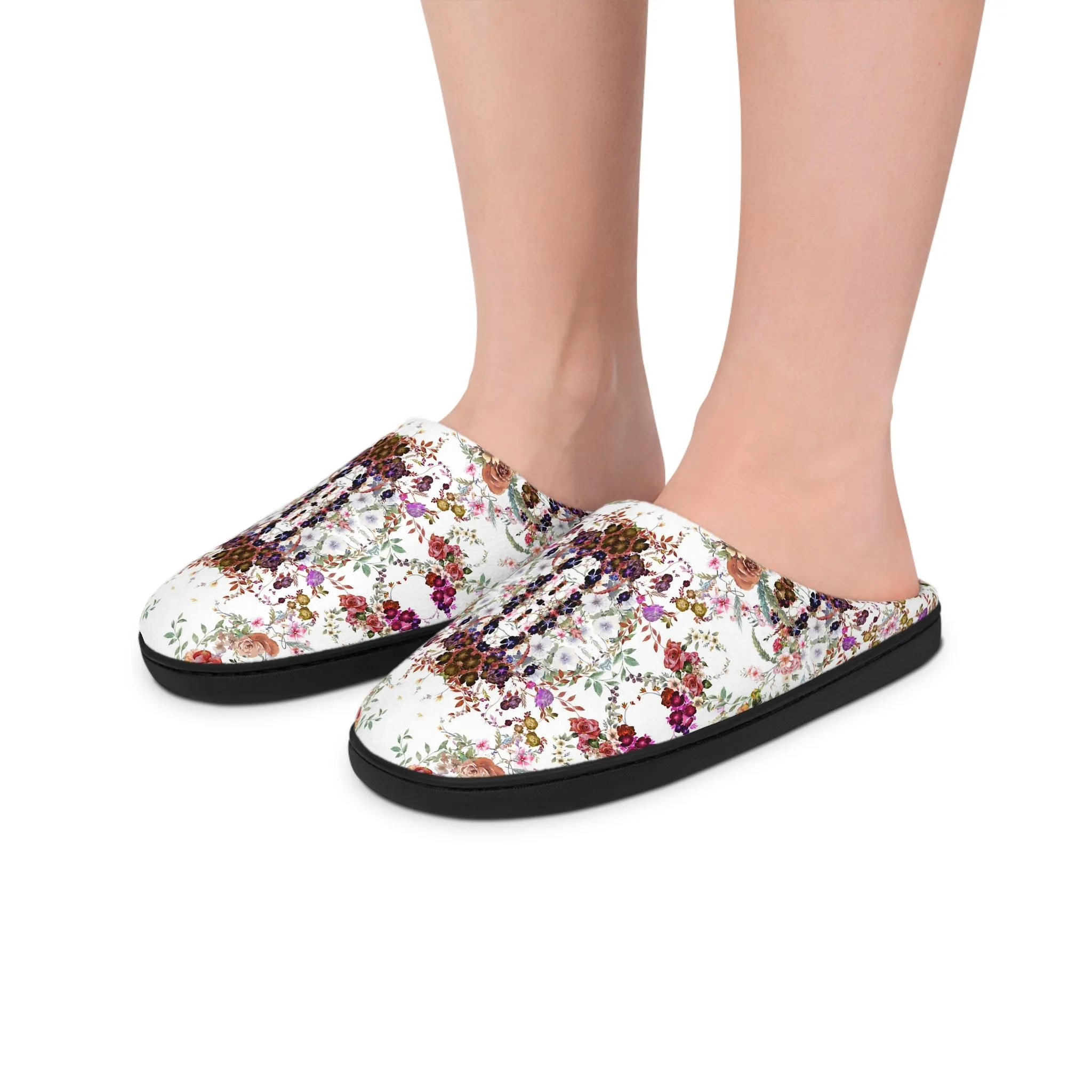 Women's Indoor Slippers - Blooms Light Botanicals Collection (Kaleidoscope)